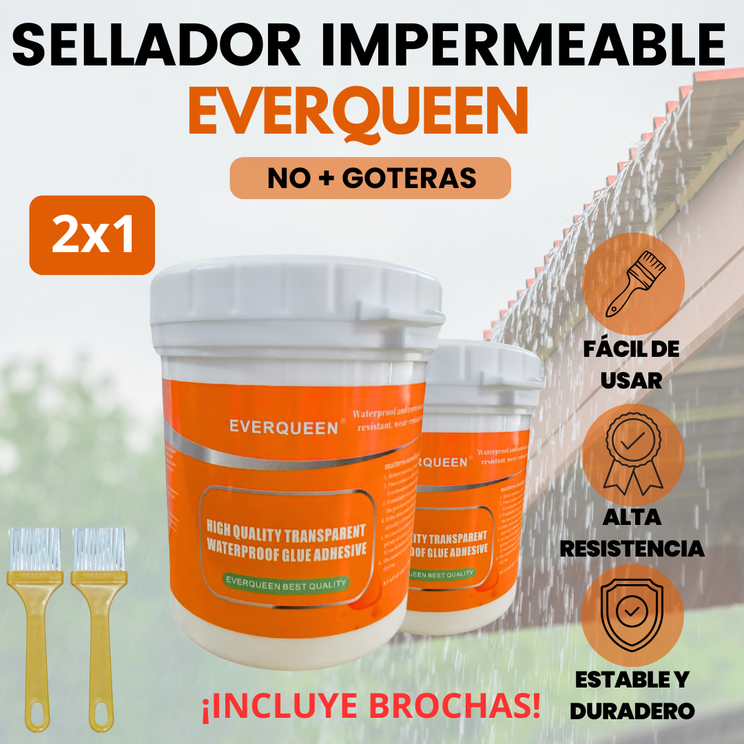 EVERQUEEN® Sellador De Filtraciones y Fugas - ORIGINAL - 2x1 (2x300gr)