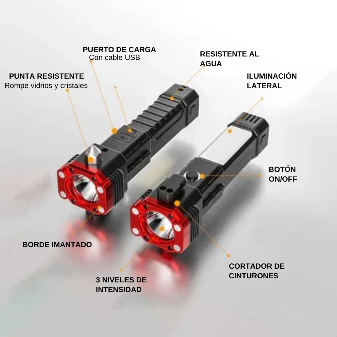 2x1 ProTorch™ Linterna Multifuncional 4 en 1