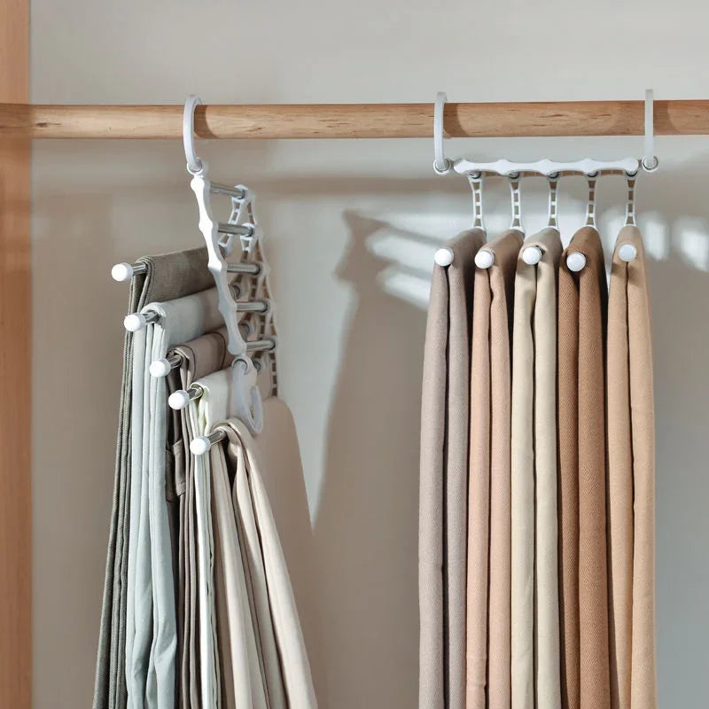 3x1 Perchero de Pantalón + REGALO 1 Perchero de Camisas y Poleras