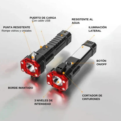 2x1 ProTorch™ Linterna Multifuncional 4 en 1